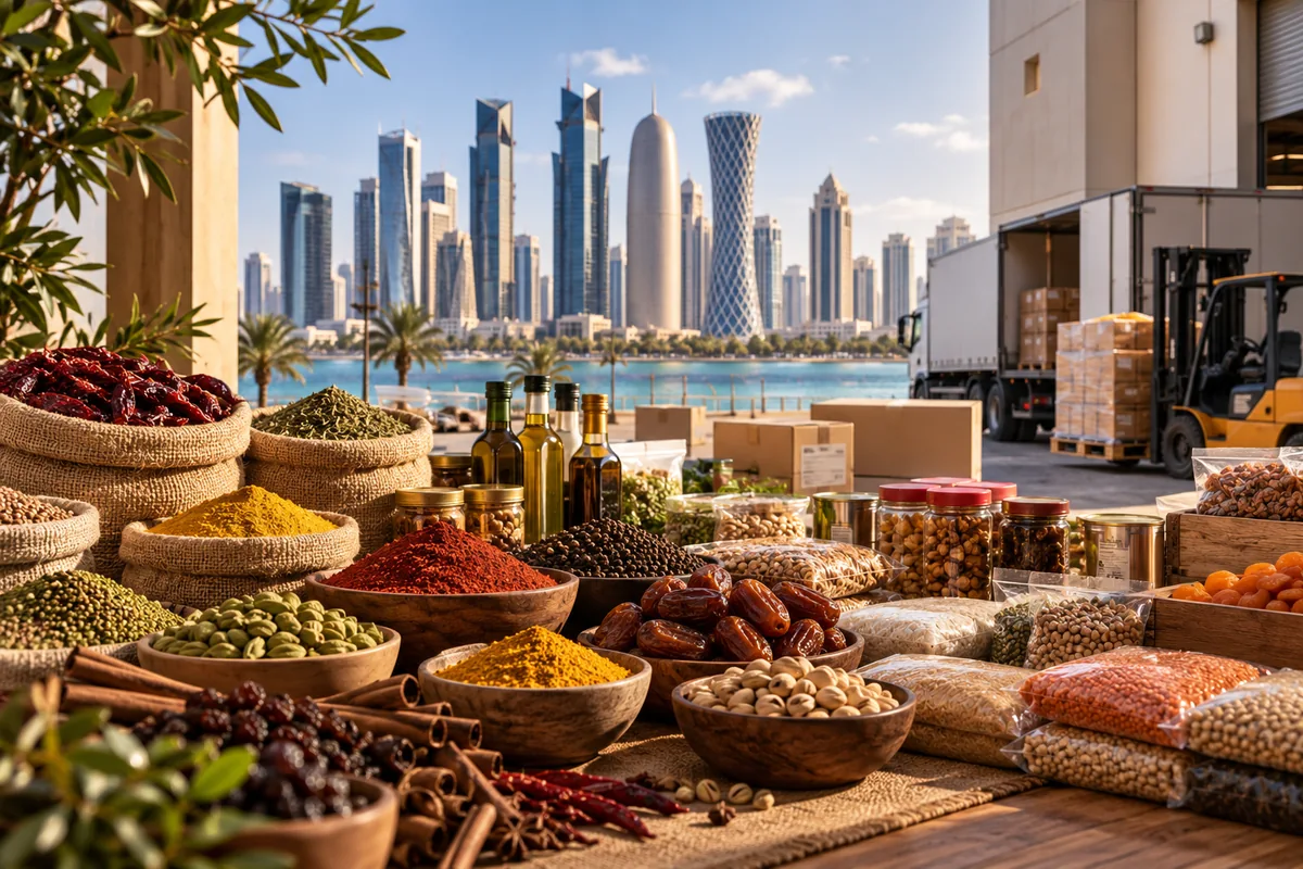 Food and spice trading concept for Flora Trading Centre