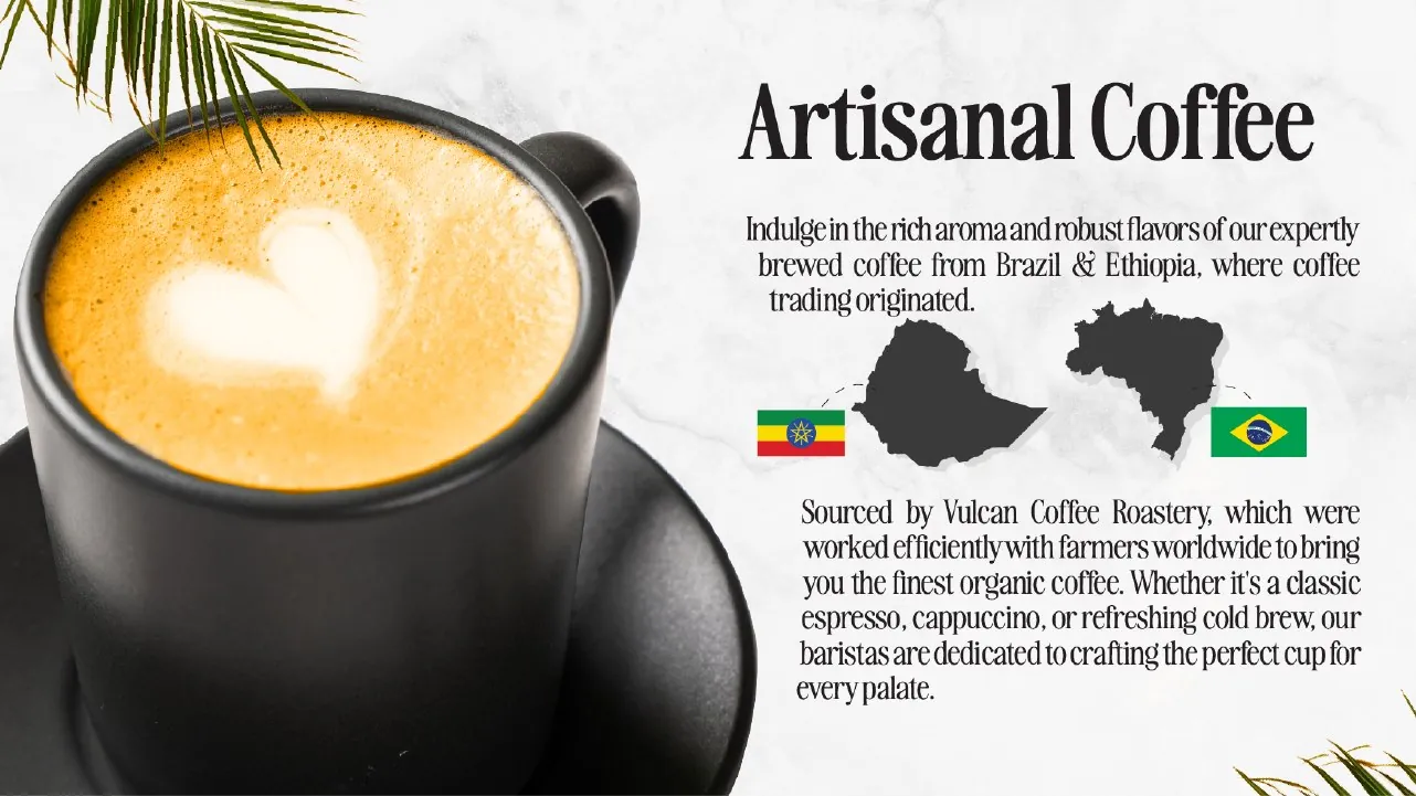 Artisanal coffee at Park Point Cafe
