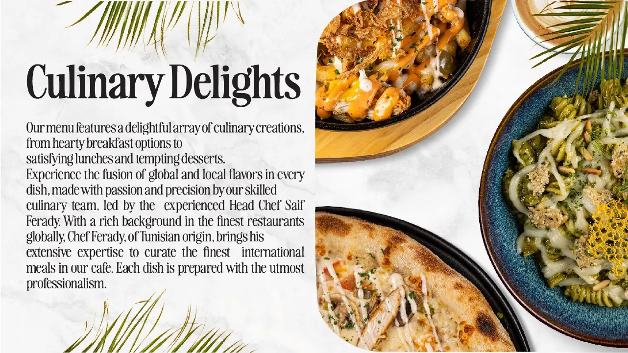 Park Point Cafe culinary dishes