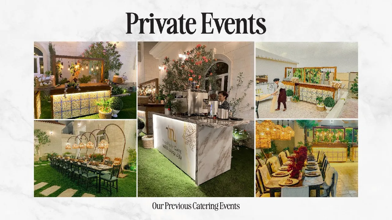 Park Point Cafe private event catering