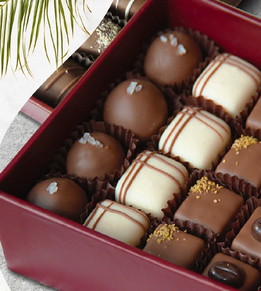 Premium Belgian chocolates at Park Point Cafe